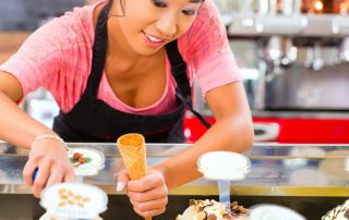 ice cream shop machines